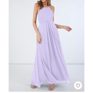 Azazie Ginger Bridesmaids Dress in Lilac Size A12